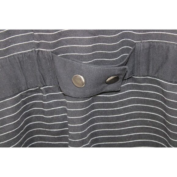 Cabi 3378 Sporty Sprint Jacket Womens Medium Black White Striped Full Zip Modern - Picture 12 of 14